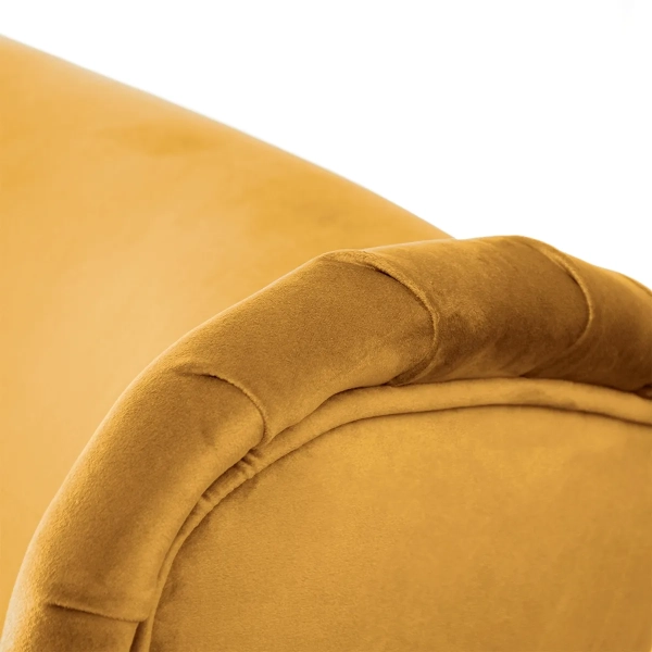 NOWOCZESNY FOTEL USZAK BLUM MIODOWY - stylowe uszy